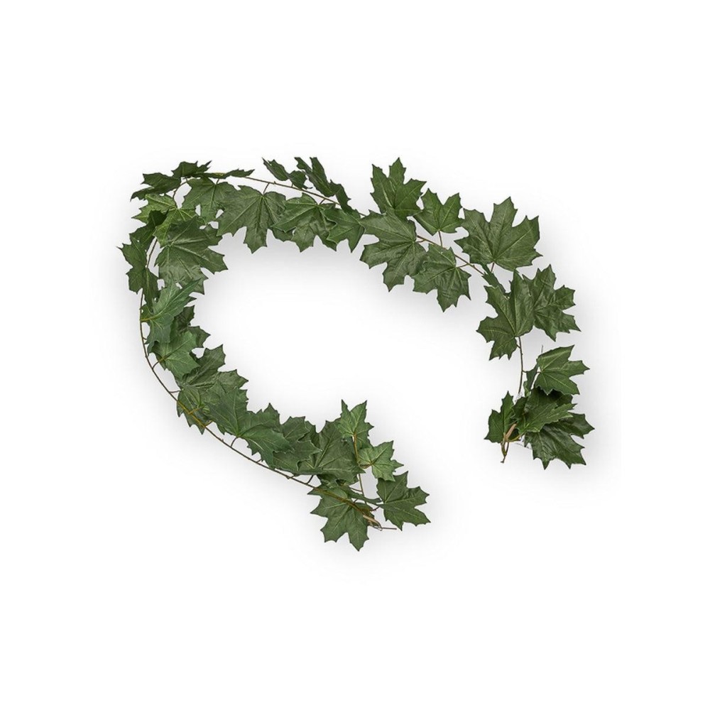 GHIRLANDA FOGLIE ACERO 180CM VERDE